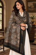 Heritage Paisley Cashmere Merino Wool Embroidered Stole
