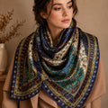Royal Silk Scarf | 100% Silk | Digital Print