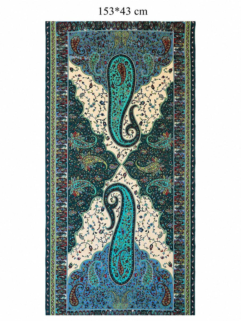 Royal Silk Scarf | 100% Silk | Digital Print