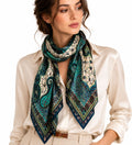 Royal Silk Scarf | 100% Silk | Digital Print