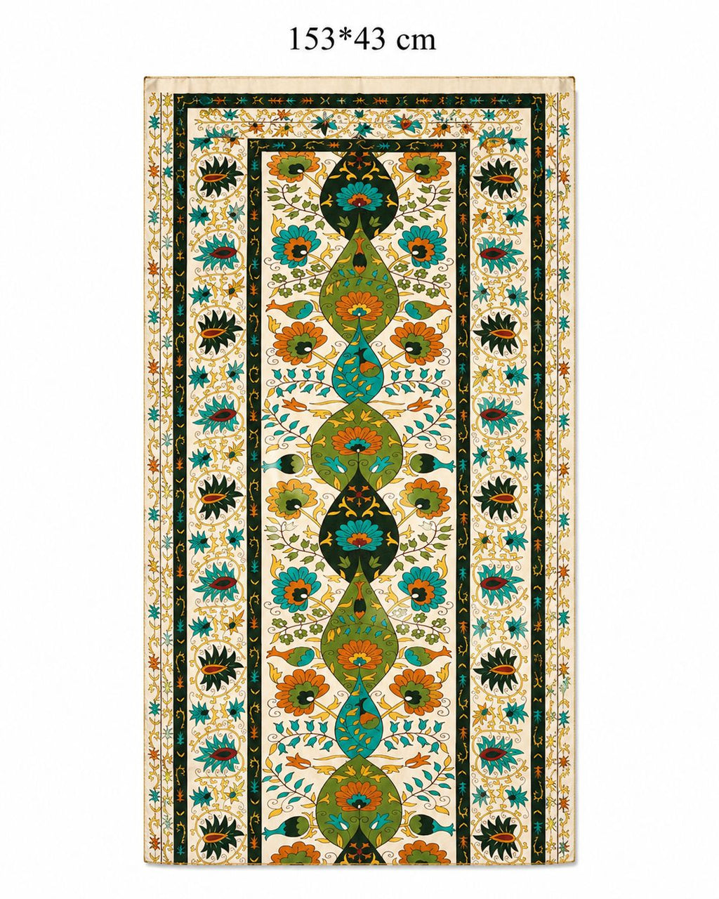 Floral 100% Silk Scarf | Luxury Digital Print