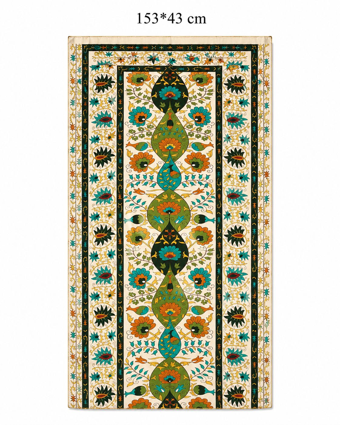 Floral 100% Silk Scarf | Luxury Digital Print