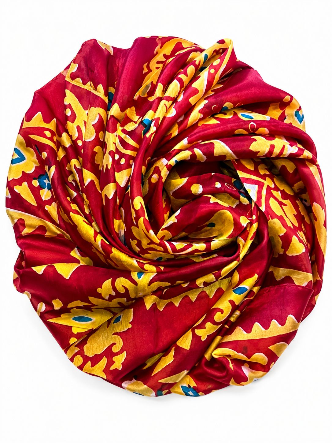 Floral 100% Silk Scarf | Luxury Digital Print