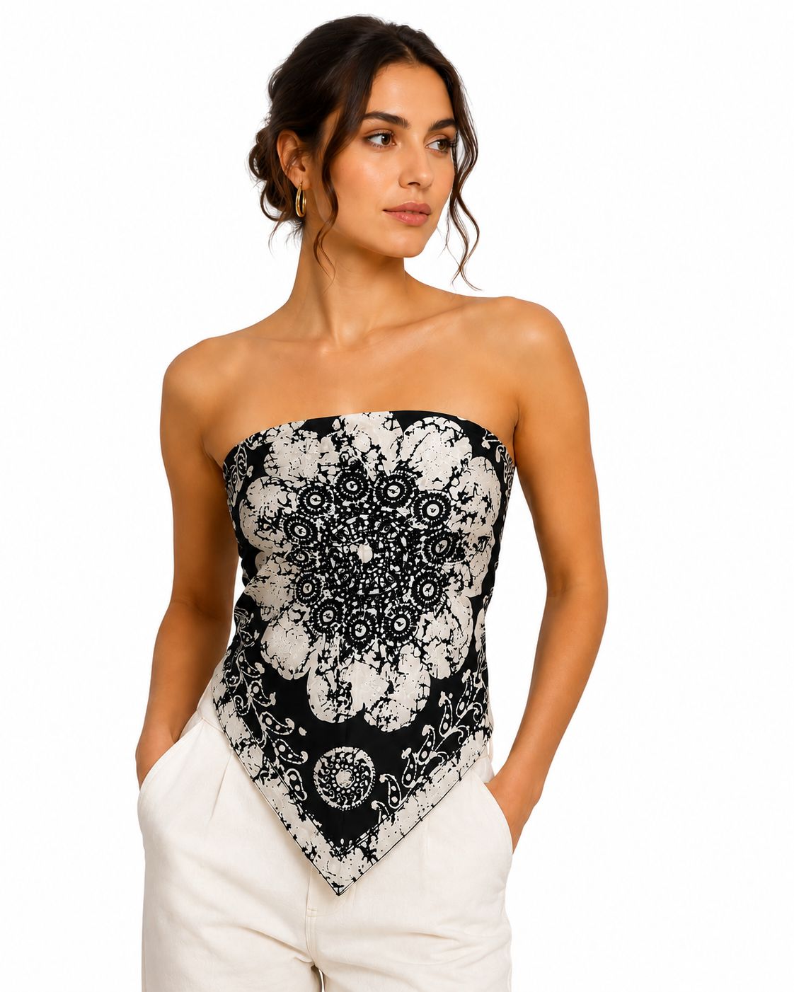 Floral 100% Silk Scarf | Luxury Digital Print