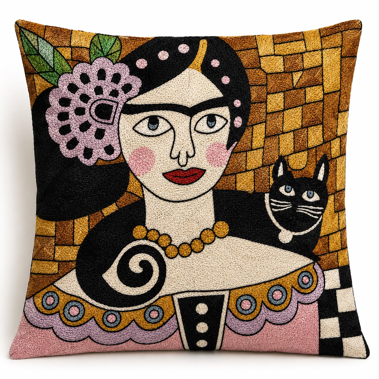 Modern Art Cushion Cover - 16*16