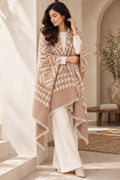 Ikkat Cashmere Merino Wool Embroidered Stole